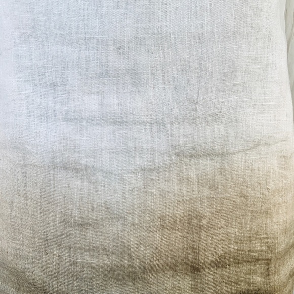 Viviana Uchitel linen/silk zip up top size 1 NWT - Picture 7 of 7